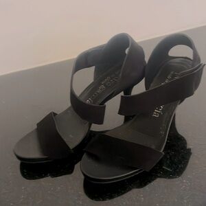 Pedro Garcia suede sling black sandal